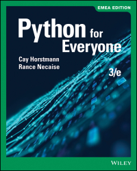 Cover image: Python for Everyone, EMEA Edition, Enhanced eText 3rd edition 9781119638292