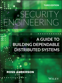 Omslagafbeelding: Security Engineering 3rd edition 9781119642787