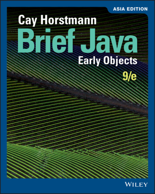 Cover image: Brief Java: Early Objects, Asia Edition 9th edition 9781119590088