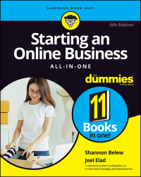 Cover image: Starting an Online Business All-in-One For Dummies 6th edition 9781119648468