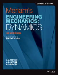 Imagen de portada: Engineering Mechanics: Dynamics, SI Version, Global Edition 9th edition 9781119665281
