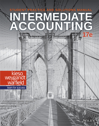 Titelbild: Intermediate Accounting, Student Practice and Solutions Manual 17th edition 9781119652120