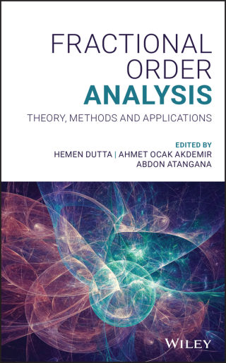 Cover image: Fractional Order Analysis 1st edition 9781119654162