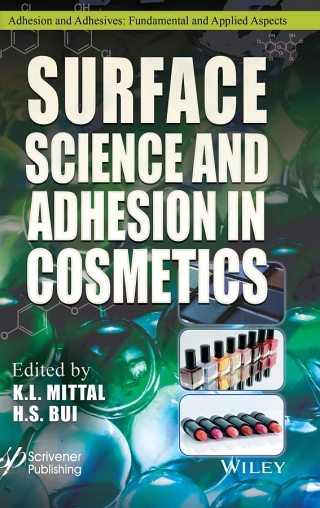 Cover image: Surface Science and Adhesion in Cosmetics 1st edition 9781119654827