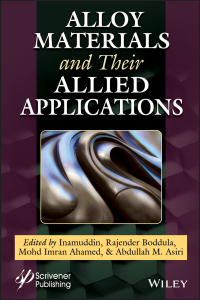 Cover image: Alloy Materials and Their Allied Applications 1st edition 9781119654889