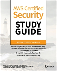 Cover image: AWS Certified Security Study Guide: Specialty (SCS-C01) Exam 1st edition 9781119658818