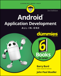 Imagen de portada: Android Application Development All-in-One For Dummies 3rd edition 9781119660453