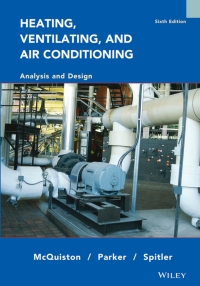 Cover image: Heating, Ventilating, and Air Conditioning: Analysis and Design 6th edition 9780471470151