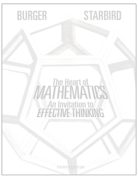 Cover image: The Heart of Mathematics: An Invitation to Effective Thinking 4th edition 9781118156599