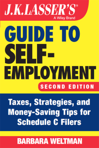 Cover image: J.K. Lasser's Guide to Self-Employment 2nd edition 9781119658733