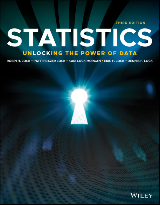 Cover image: Statistics: Unlocking the Power of Data 3rd edition 9781119682165