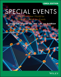 Cover image: Special Events: The Brave New World for Bolder and Better Live Events, EMEA Edition 8th edition 9781119669067