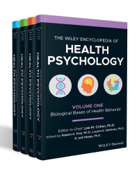 Cover image: The Wiley Encyclopedia of Health Psychology 1st edition 9781119057857