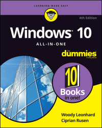 Cover image: Windows 10 All-in-One For Dummies 4th edition 9781119680574