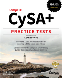 Cover image: CompTIA CySA+ Practice Tests 2nd edition 9781119683797