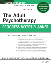 Cover image: The Adult Psychotherapy Progress Notes Planner 6th edition 9781119691181