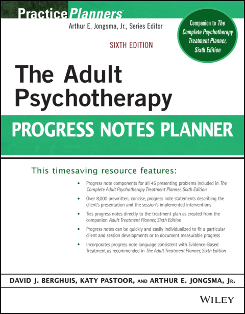 The Adult Psychotherapy Progress Notes Planner, 6th Edition - FULL INSTANT DOWNLOAD | PDF DOCX EPUB