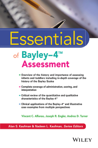 Cover image: Essentials of Bayley-4 Assessment 1st edition 9781119696018