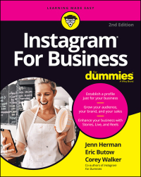 Imagen de portada: Instagram For Business For Dummies, 2nd Edition 2nd edition 9781119696599