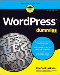 Imagen de portada: WordPress For Dummies, 9th Edition 9th edition 9781119696971