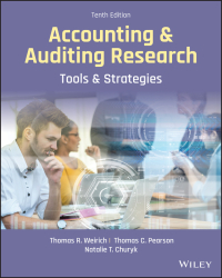 Cover image: Accounting and Auditing Research: Tools and Strategies 10th edition 9781119698135