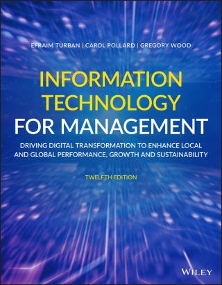 Cover image: Information Technology for Management 12th edition 9781119702900