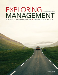 Imagen de portada: Exploring Management 7th edition 9781119704188