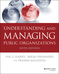 Cover image: Understanding and Managing Public Organizations 6th edition 9781119705895