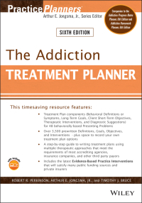 Cover image: The Addiction Treatment Planner 6th edition 9781119707851