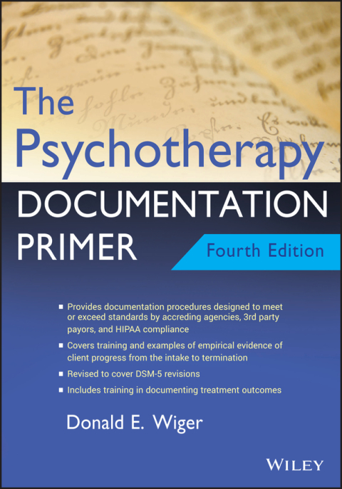 The Psychotherapy Documentation Primer, 4th Edition - FULL INSTANT DOWNLOAD | PDF DOCX EPUB