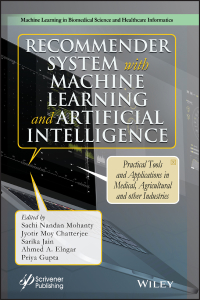 Cover image: Recommender System with Machine Learning and Artificial Intelligence 1st edition 9781119711575
