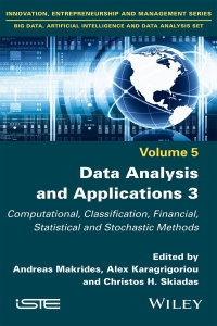 Imagen de portada: Data Analysis and Applications 3 3rd edition 9781786305343