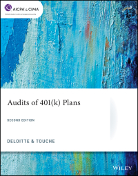 Cover image: Audits of 401(k) Plans 2nd edition 9781119722038