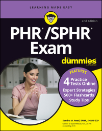 Cover image: PHR/SPHR Exam For Dummies with Online Practice 2nd edition 9781119724896