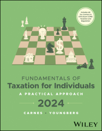 Cover image: Fundamentals of Taxation for Individuals: A Practical Approach, 2024 Edition 1st edition 9781119730675