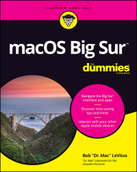 Imagen de portada: macOS Big Sur For Dummies 1st edition 9781119730101