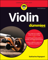 Cover image: Violin For Dummies 1st edition 9781119731344
