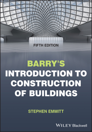 Cover image: Barry's Introduction to Construction of Buildings 5th edition 9781119730996