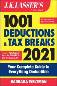 Imagen de portada: J.K. Lasser's 1001 Deductions and Tax Breaks 2021 1st edition 9781119740025