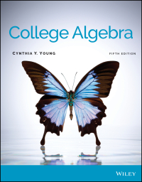Cover image: College Algebra, Enhanced eText 5th edition 9781119742548