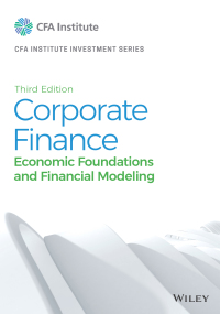 Cover image: Corporate Finance 3rd edition 9781119743767