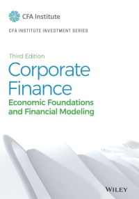 Imagen de portada: Corporate Finance 3rd edition 9781119743767