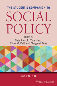 Cover image: The Student's Companion to Social Policy 6th edition 9781119744870