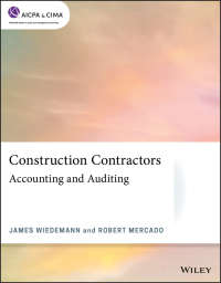 Cover image: Construction Contractors: Accounting and Auditing 1st edition 9781119746508