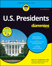 Cover image: U.S. Presidents For Dummies with Online Practice 2nd edition 9781119654537