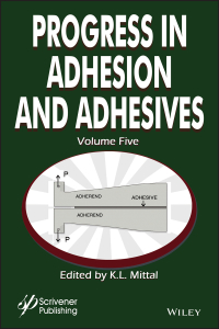 Cover image: Progress in Adhesion Adhesives, Volume 5 1st edition 9781119748069