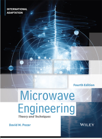 Immagine di copertina: Microwave Engineering, International Adaptation 4th edition 9781119770619