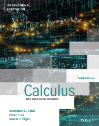 صورة الغلاف: Calculus: One and Several Variables, International Adaptation 10th edition 9781119770671