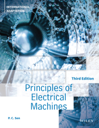 Cover image: Principles of Electric Machines and Power Electronics, International Adaptation 3rd edition 9781119770701