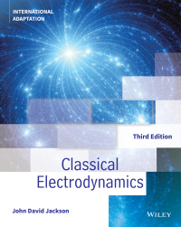 Cover image: Classical Electrodynamics, International Adaptation 3rd edition 9781119770763